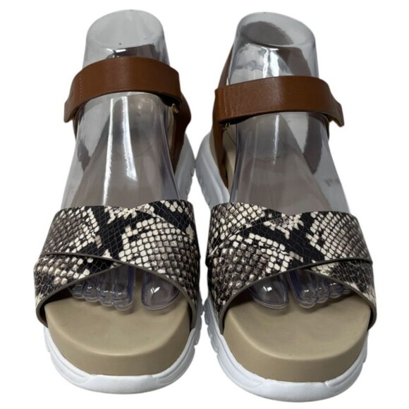 Cole Haan Sandals Size 7.5 B Women's Brown Snake Print Zero Grand II - Picture 6 of 12